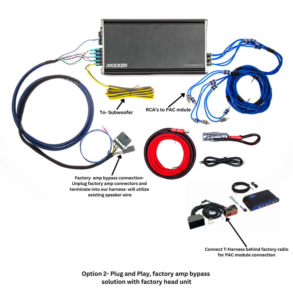 Kicker Plug & Play Full System 5-Channel, 8-Speakers KS, Sub Bundle  | '18- '23 JL Wrangler