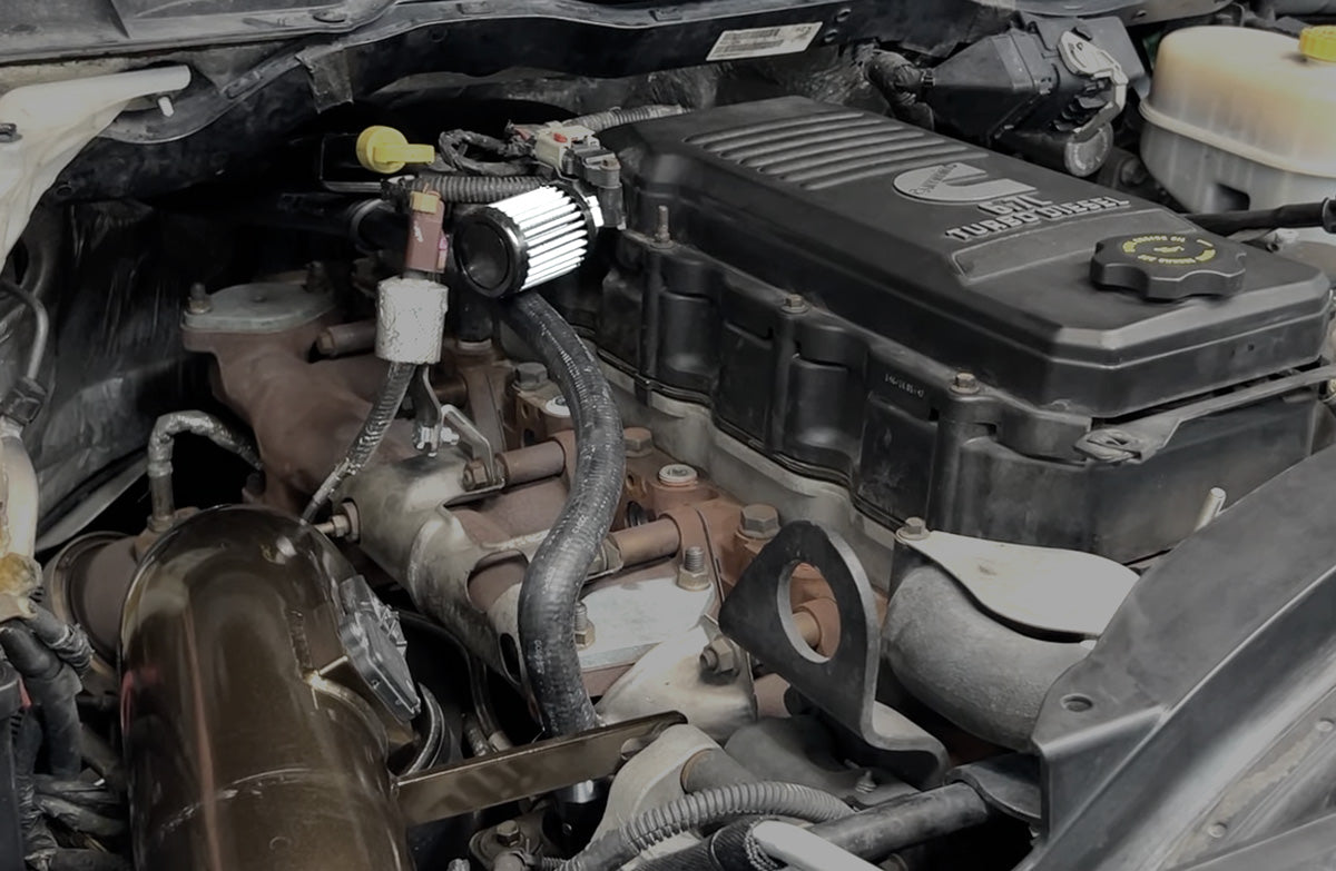 Pusher 3/4" CCV Breather Filter for 2013-2018 Ram 6.7L Cummins