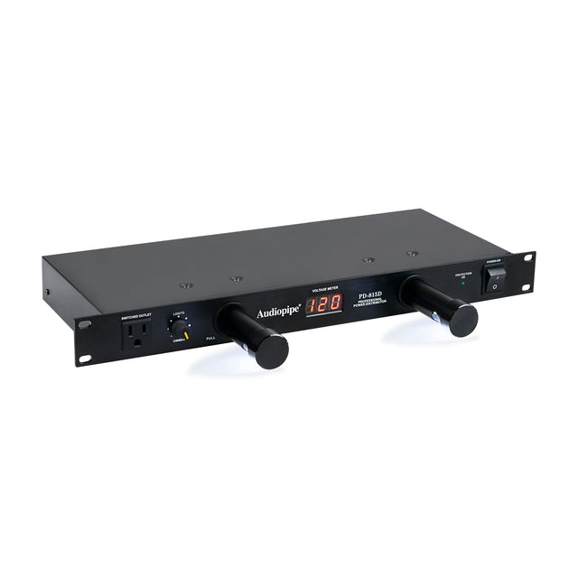 8 Rear Panel Outlets Professional Power Distributor (PD-815D) Audiopipe
