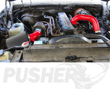 Pusher Front Mount Cold Air Intake System for 1989-1991 Dodge Cummins