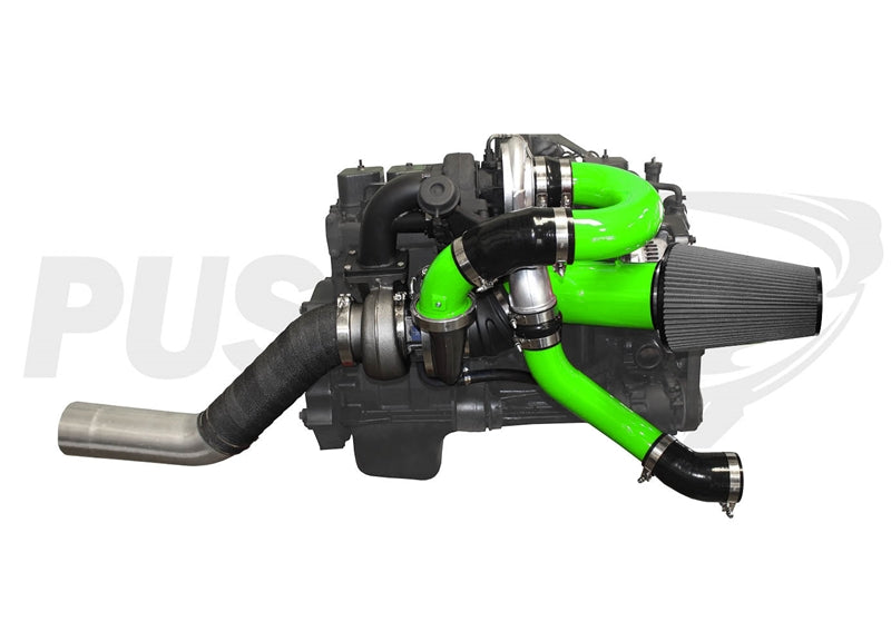 Pusher Low Mount Compound Turbo System for 1994-1998 Dodge Cummins 12v