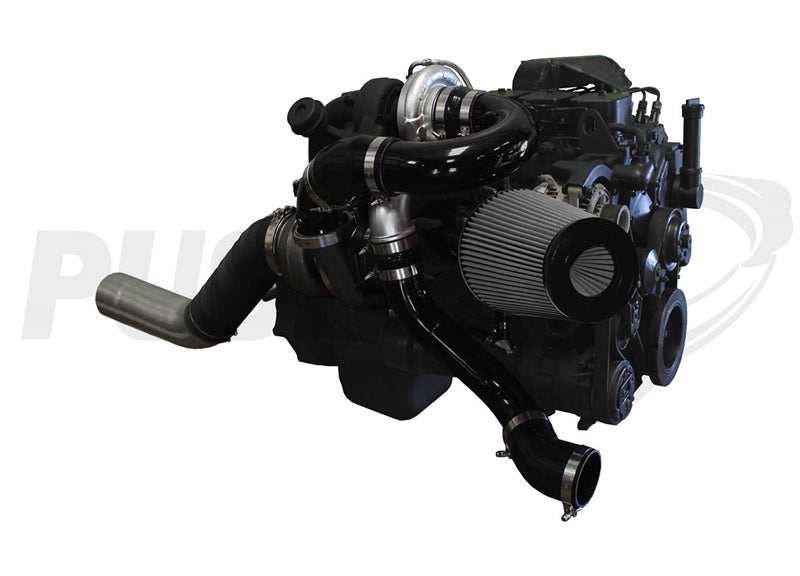 Pusher Low Mount Compound Turbo System for 1994-1998 Dodge Cummins 12v