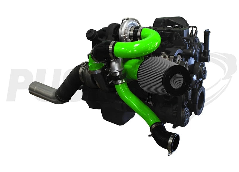 Pusher Low Mount Compound Turbo System for 1998.5-2002 Dodge Cummins