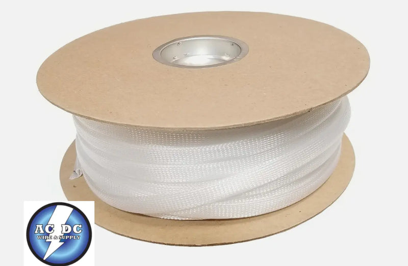 PET 3/8" Expandable Wire Cable Sleeving Sheathing Braided Loom, you choose the color and length AC/DC WIRE AND SUPPLY