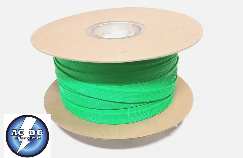 PET 3/8" Expandable Wire Cable Sleeving Sheathing Braided Loom, you choose the color and length AC/DC WIRE AND SUPPLY