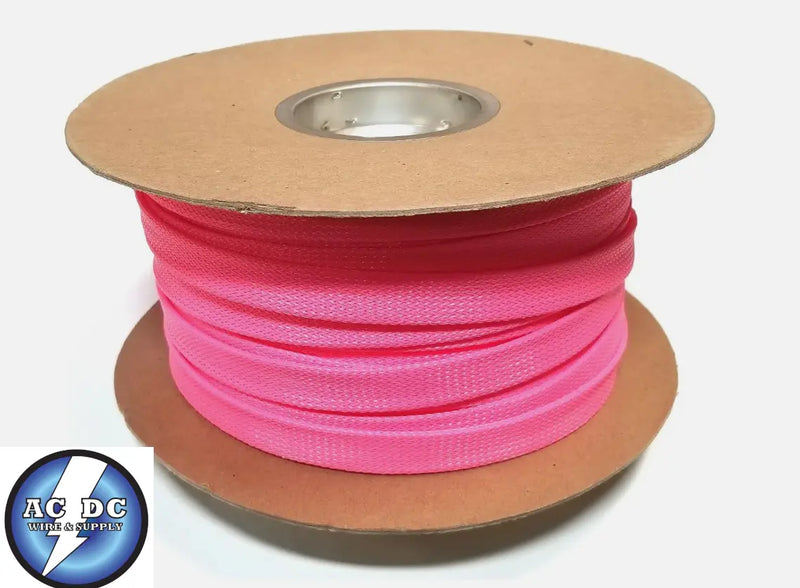 PET 3/8" Expandable Wire Cable Sleeving Sheathing Braided Loom, you choose the color and length AC/DC WIRE AND SUPPLY