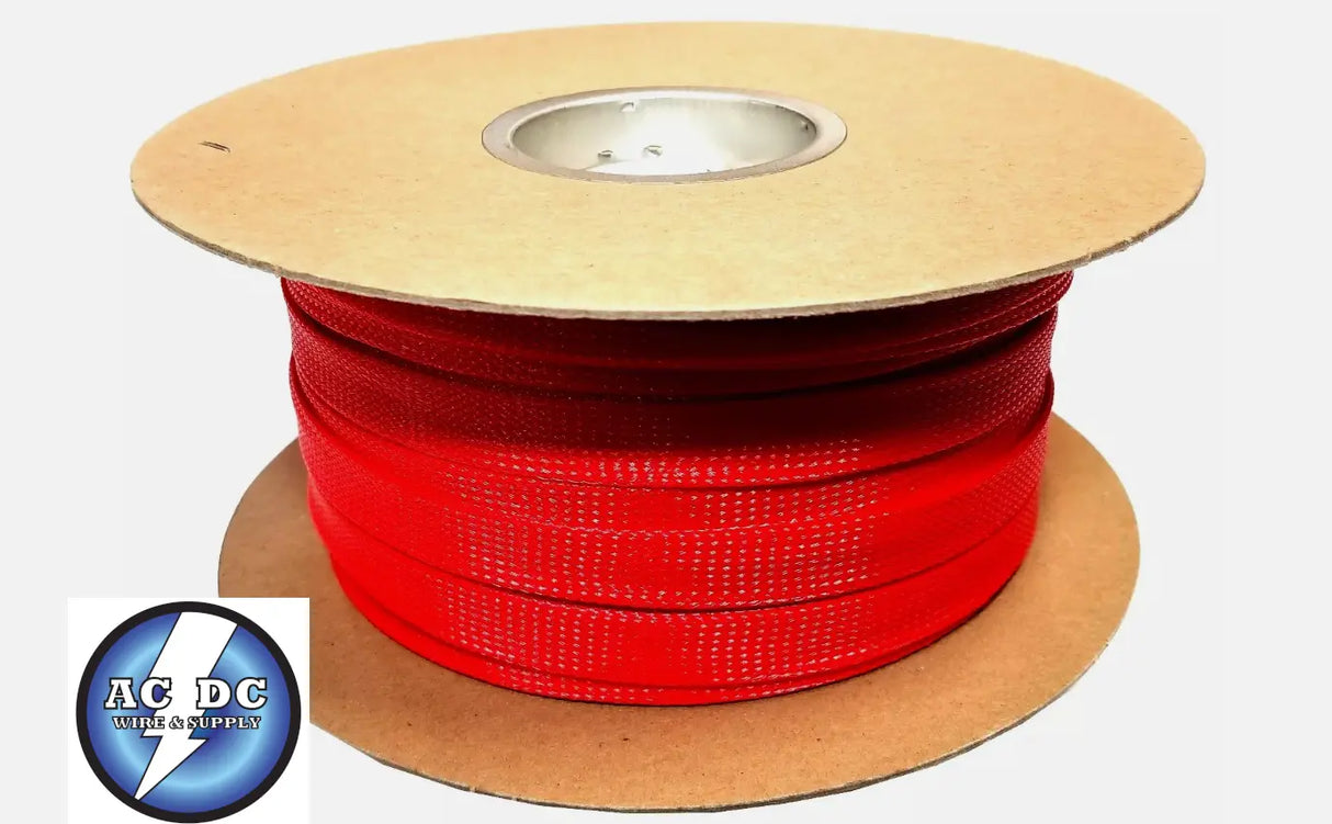PET 1/4" Expandable Wire Cable Sleeving Sheathing Braided Loom, you choose the color and length AC/DC WIRE AND SUPPLY