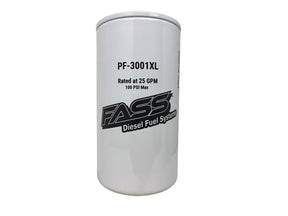 FASS PF-3001XL Extended Length Particulate Filter, Cummins, Duramax, Powerstroke FASS Diesel Fuel Systems