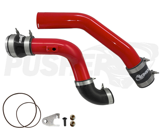 Pusher HD 3" Hot & Cold Side Charge Tubes for 2023+ Ford F250/350 6.7L