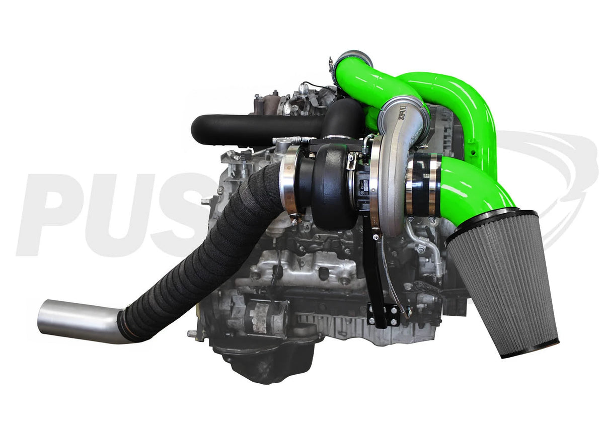 Pusher Max Compound Turbo System for 2007.5-2010 Duramax LMM