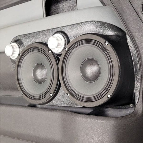 Custom Speaker Pods Dual 8″ and Dual Tweeter Speaker Pods for the Front Door of a 09-14 Ford F-150 Custom Speaker Pods