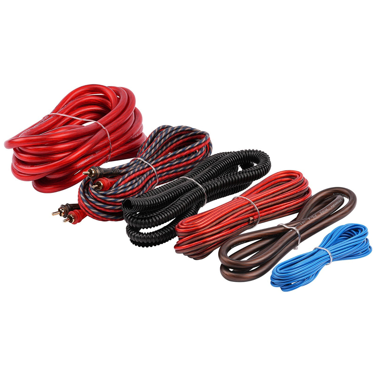 4 GA Power Install Kit for 1 Amplifier (PK-2500EX) Audiopipe