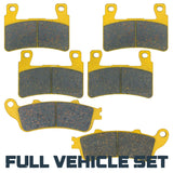 Honda GL1800C Valkyrie 2014-2015 Ceramic Brake Pad Set Traild