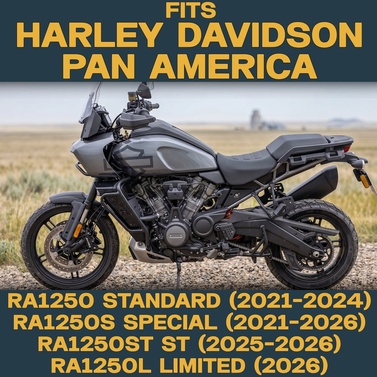 Harley-Davidson Pan America RA1250 2021-2026 Ceramic Brake Pad Set Traild