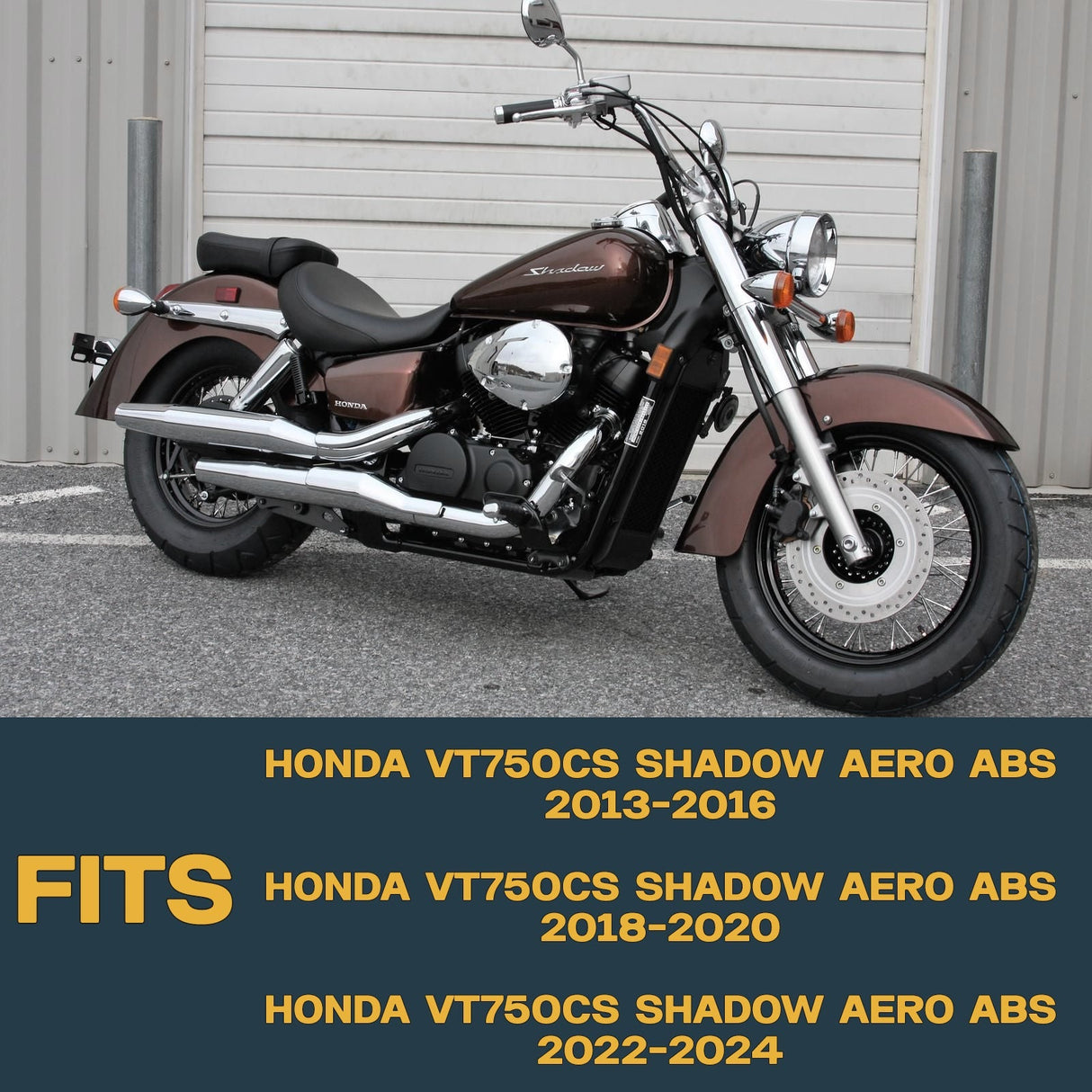 Honda Shadow Aero w/ABS VT750CS 2013-2024 Ceramic Brake Pad Set Traild