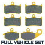 Kawasaki Ninja ZX-9R 2002–2003 Ceramic Brake Pad Set Traild