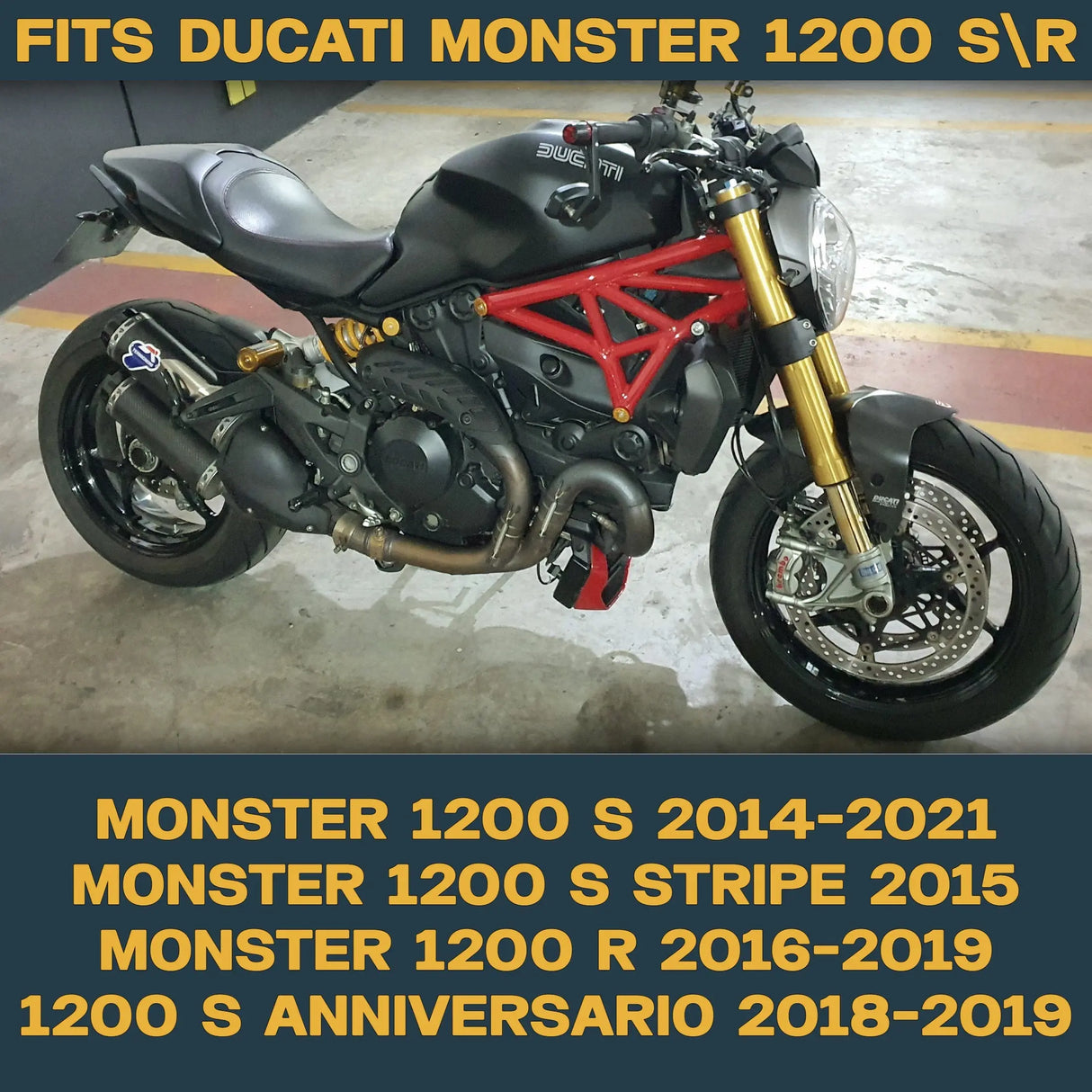 Ducati Monster 1200 S/R 2014-2021 Ceramic Brake Pad Set Traild