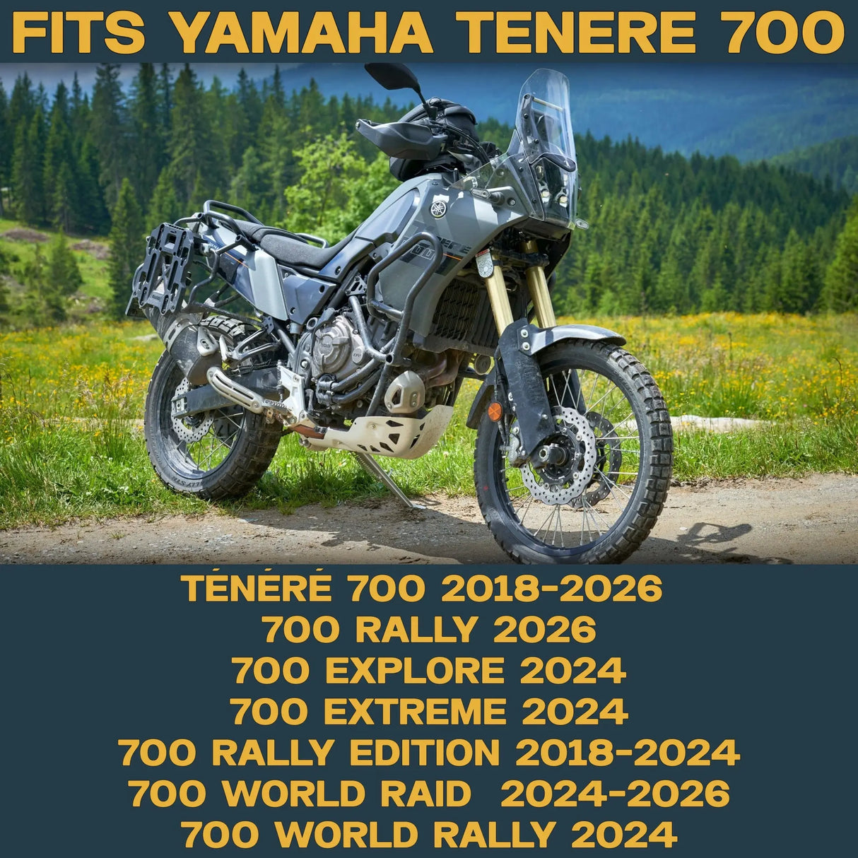 Yamaha Tenere 700 2018-2026 Ceramic Brake Pad Set Traild