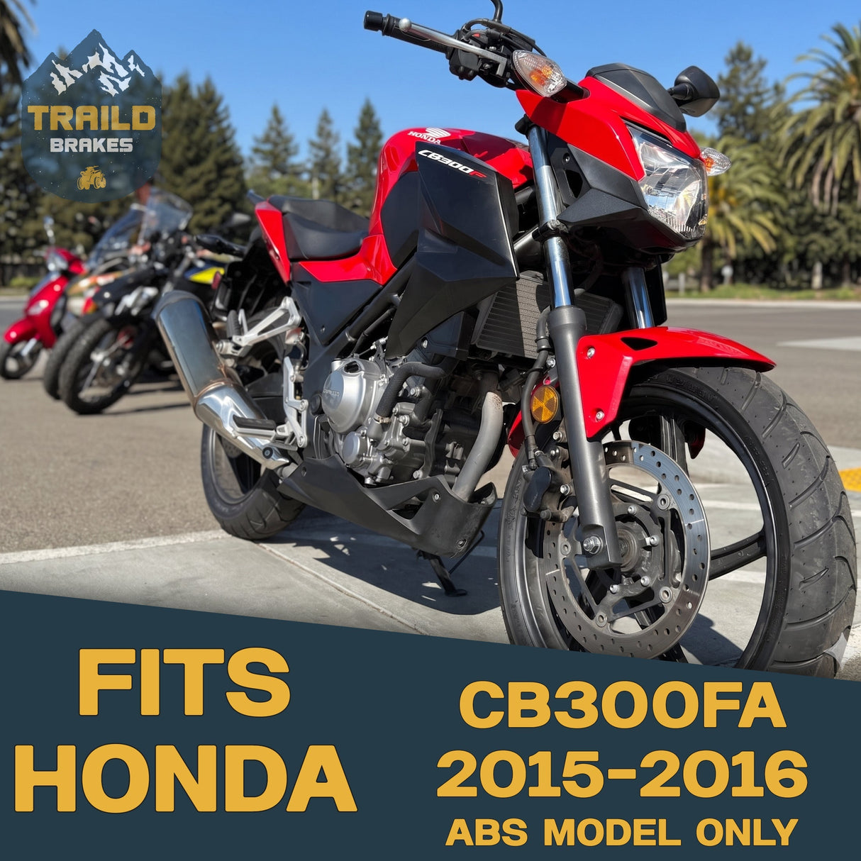 Honda CB300F 2015-2016 Ceramic Brake Pad Set Traild