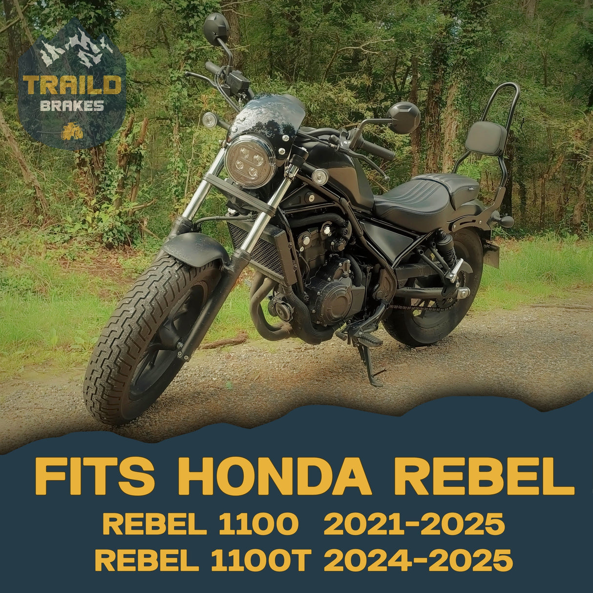 Honda Rebel 1100/T 2021-2025 Ceramic Brake Pad Full Vehicle Set Traild