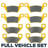 Kymco MXU 550/700 2019-2024 Ceramic Brake Pad Set Traild