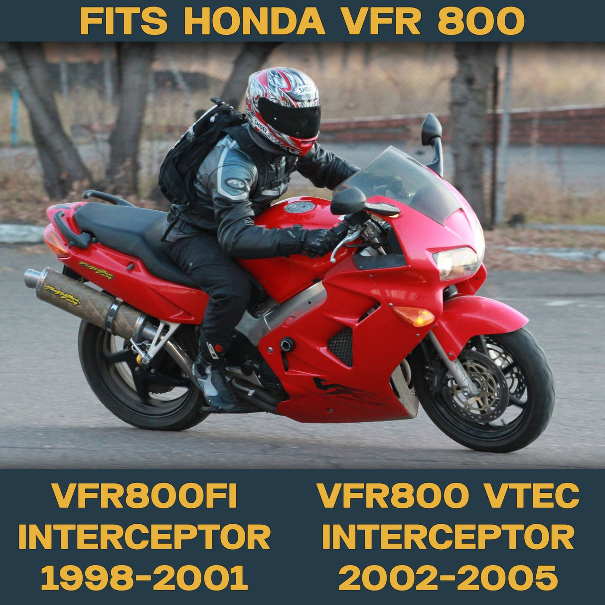 Honda VFR800 Interceptor 1998-2005 Ceramic Brake Pad Set Traild
