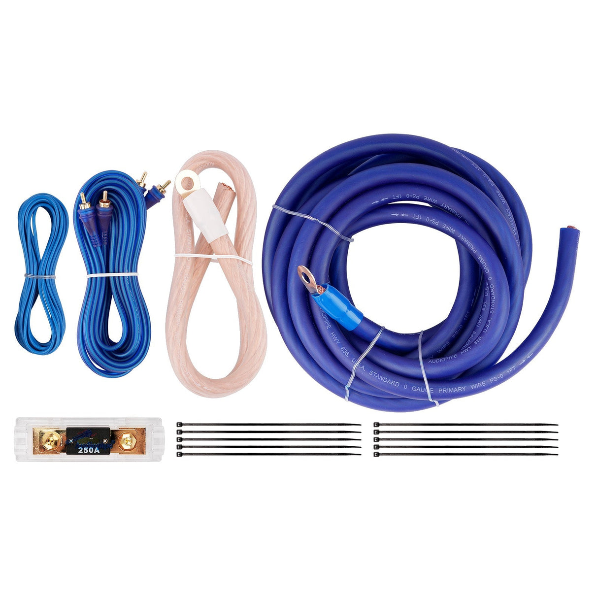 0 GA Power Installation Kit (PKV-3000PS) Audiopipe