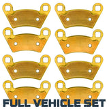Polaris Ranger 400/500/570/650/700/800 Mid-Size 2004-2022 Brass Brake Pad Set Traild