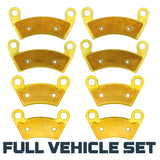 Polaris RZR 4 800/RZR XP 900 2010-2014 Brass Brake Pad Set Traild