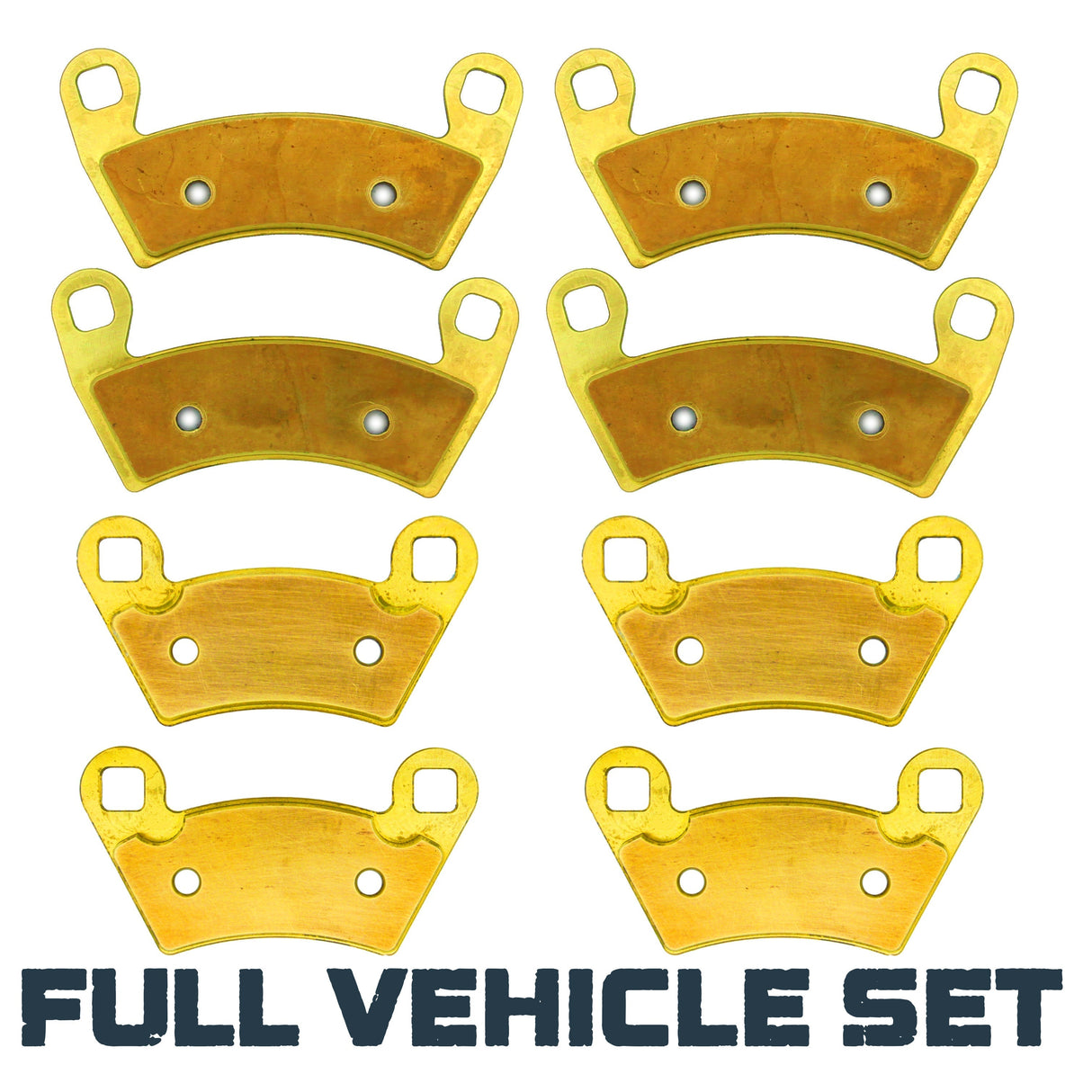 Polaris Ranger 500/570/700/XP 800/XP 900/XP 1000/Brutus/Diesel/EV 2008-2025 Brass Brake Pad Set Traild
