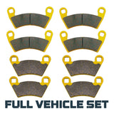 Polaris RZR 4 800/RZR XP 900 2010-2014 Ceramic Brake Pad Set Traild