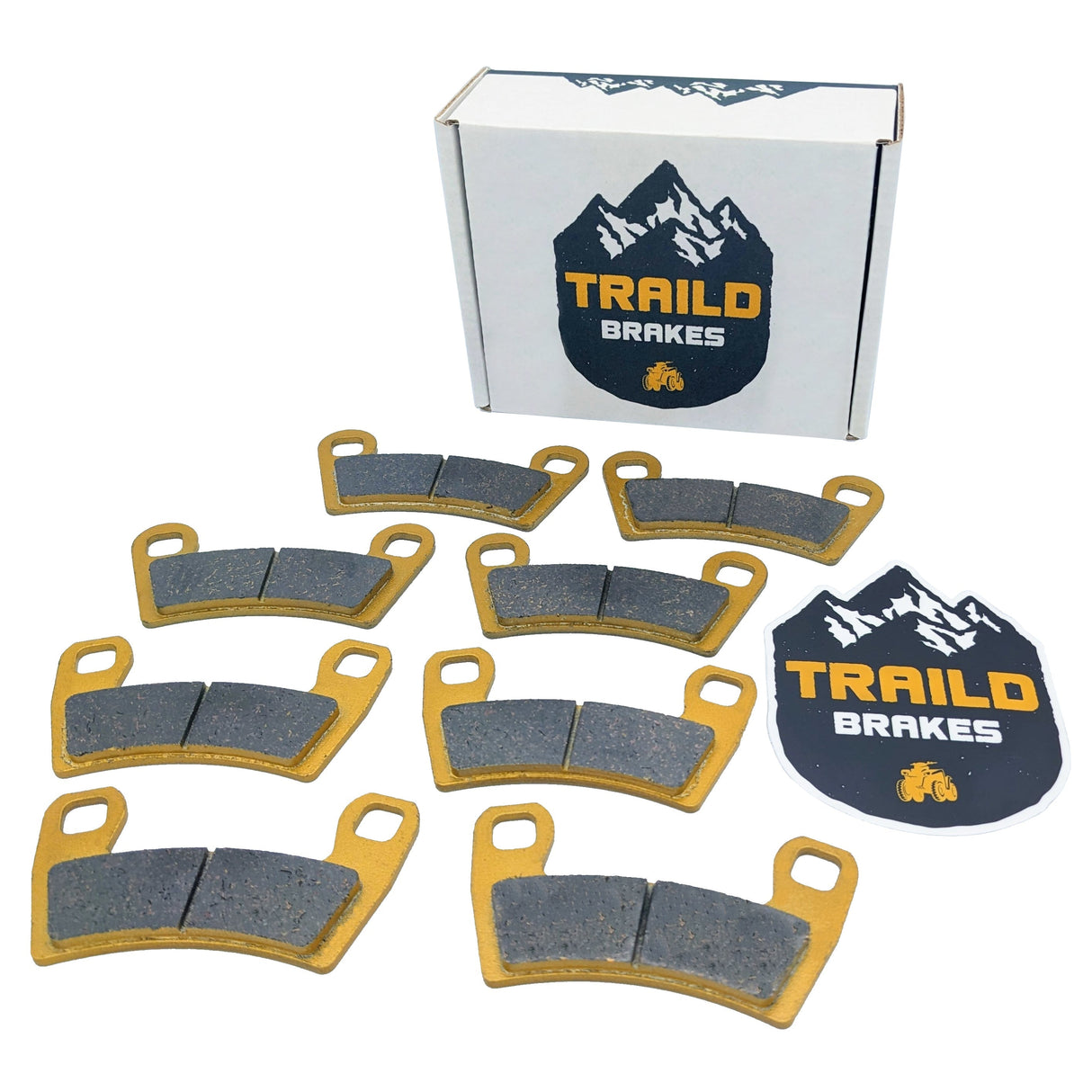 Polaris RZR Trail/S 1000/Trail S 1000/S 900/Trail S 900/900/Sport 2014-2026 Ceramic Brake Pad Set Traild