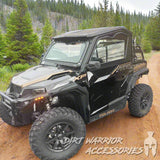 POLARIS GENERAL 2-SEAT Cab Enclosure "THE VAULT" 2016+ Upper Side Doors & Panels (Patent Pending)