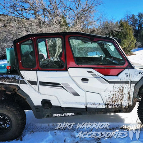 POLARIS GENERAL 4-SEAT Cab Enclosure "THE VAULT" 2016+ Upper Side Doors & Panels (Patent Pending)