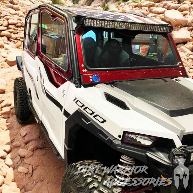POLARIS GENERAL 4-SEAT Cab Enclosure "THE VAULT" 2016+ Upper Side Doors & Panels (Patent Pending)