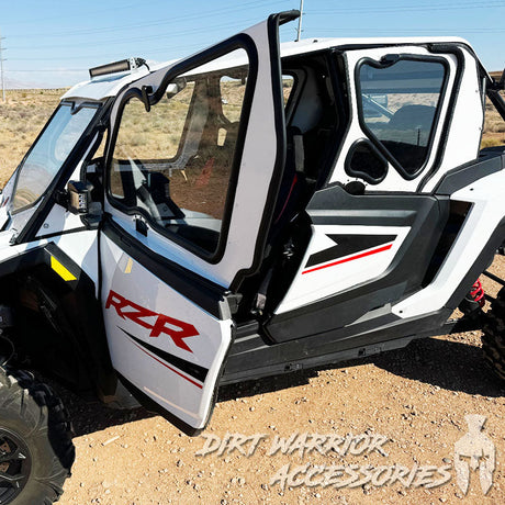 POLARIS RZR 1000XP/TURBO 4-SEAT Cab Enclosure "THE VAULT" 2024+ Upper Side Doors & Panels (Patent Pending)