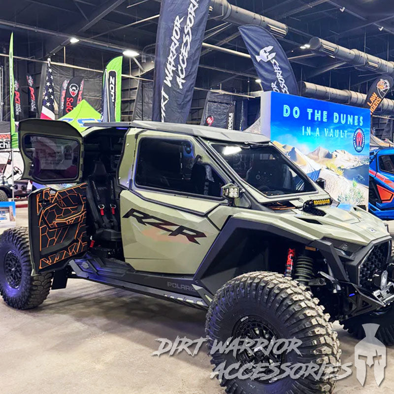 POLARIS RZR PRO S/PRO XP 2025 4-SEAT Cab Enclosure "THE VAULT" Upper Side Doors & Panels (Patent Pending)