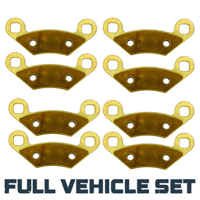Polaris Sportsman X2/Touring 500/700/800 ATP 330/500 2004-2009 Brass Brake Pad Set Traild