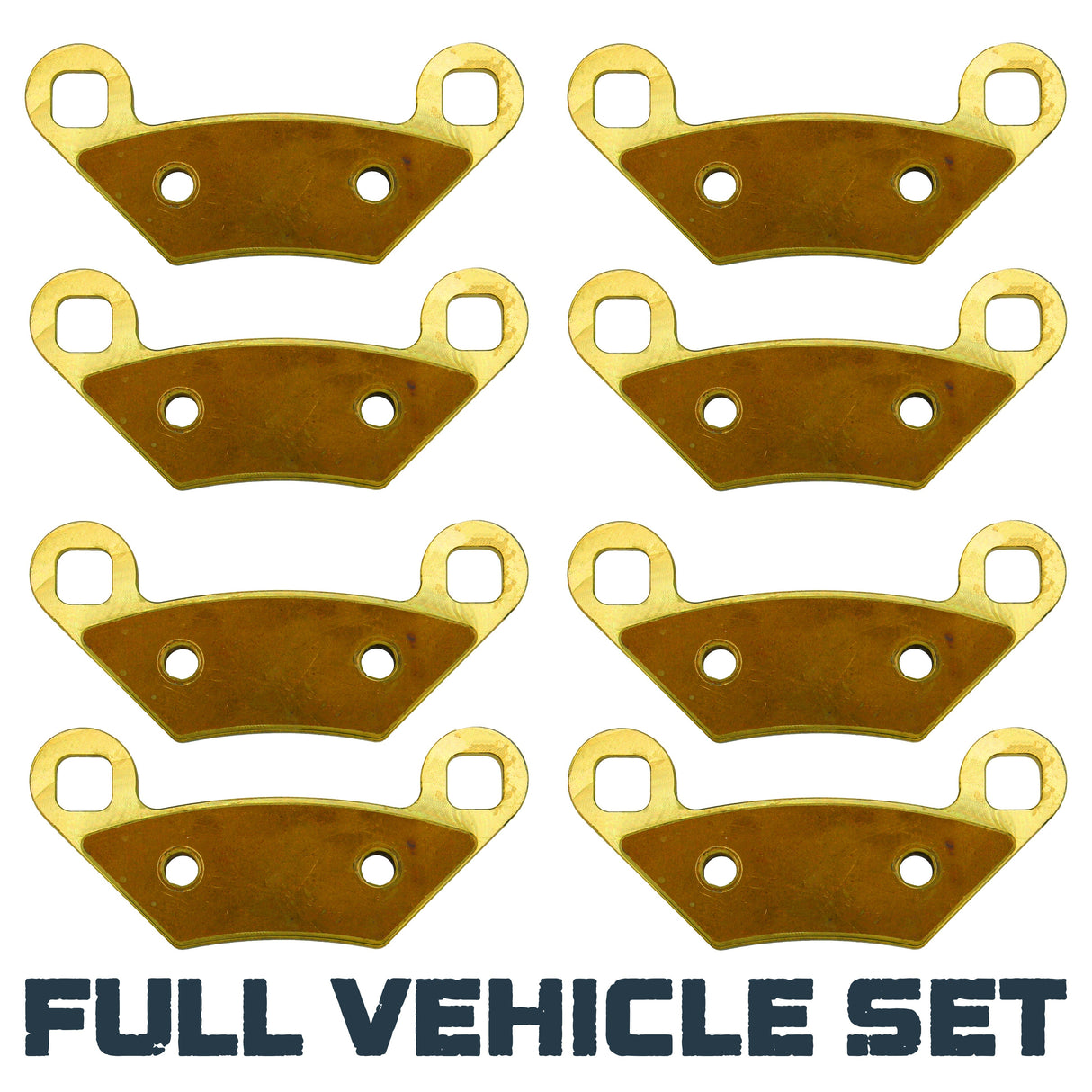 Polaris Scrambler XP 1000 2014-2018 Brass Brake Pad Set Traild