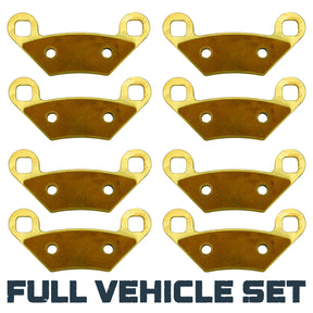 Polaris Scrambler XP 1000 2014-2018 Brass Brake Pad Set Traild