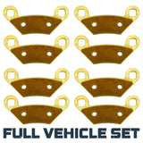 Polaris Sportsman XP 1000/Touring XP 1000/850 High Lifter/X2 550 2010-2026 Brass Brake Pad Set Traild