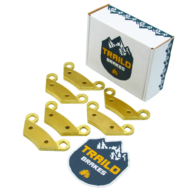 Polaris Scrambler 850 2013-2026 Brass Brake Pad Set Traild