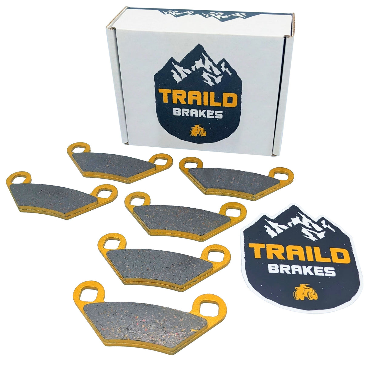 Polaris Scrambler 850 2013-2026 Ceramic Brake Pad Set Traild