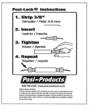 Posi-Lock Splice connector PL0608 6 - 8 GA GREEN USA MADE 10 pack AC/DC WIRE AND SUPPLY