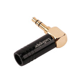 Stereo 3.5mm Right Angle Plug (PRA-35RA-SBG) Audiopipe