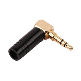 Stereo 3.5mm Right Angle Plug (PRA-35RA-SBG) Audiopipe