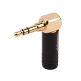 Stereo 3.5mm Right Angle Plug (PRA-35RA-SBG) Audiopipe