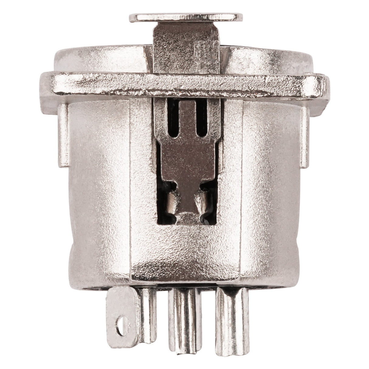 3 PIN XLR Female Chassis Socket (PRA-3FD-NKL) Audiopipe