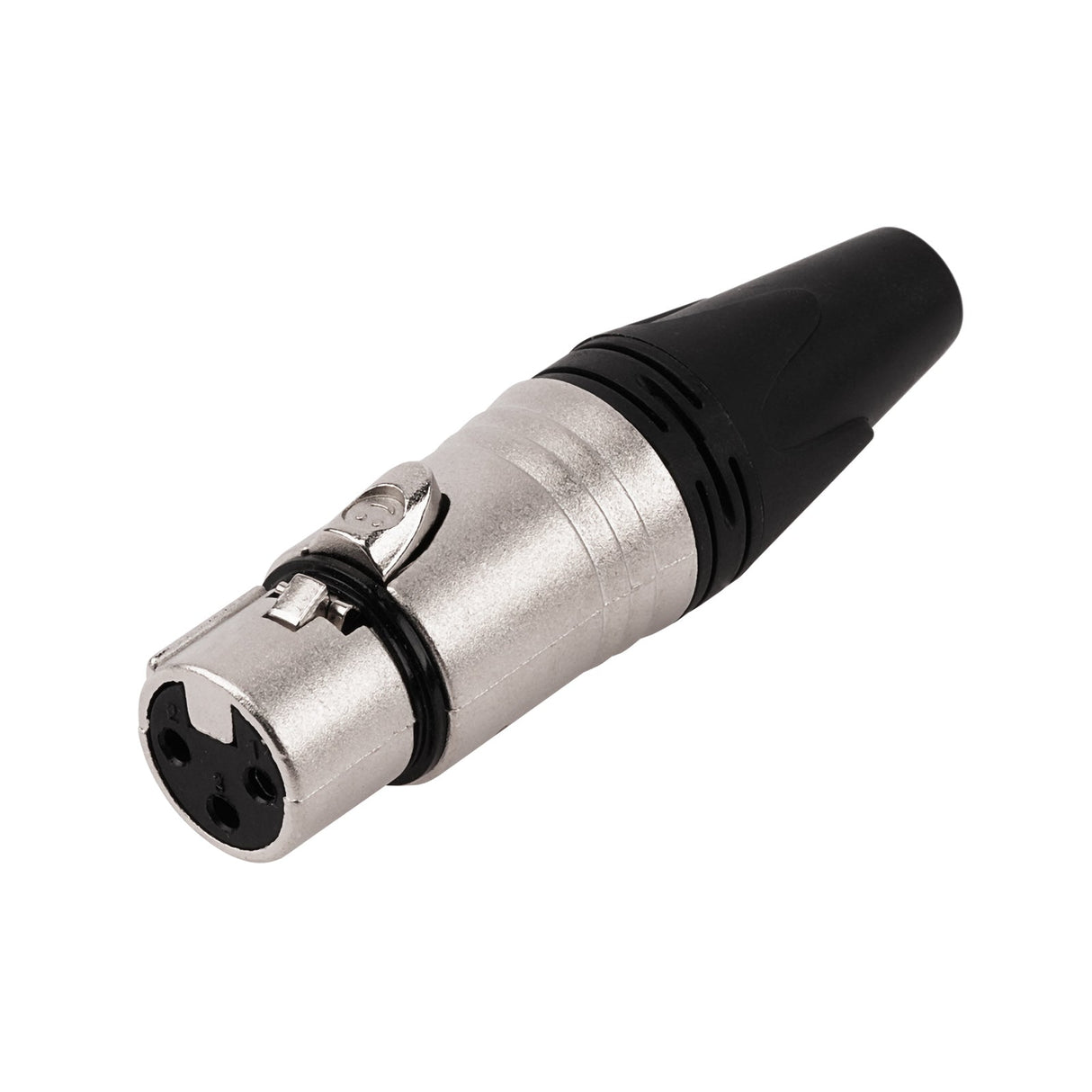 3 Pin XLR Female Connector (PRA-3FXX-NKL) Audiopipe