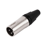 3 Pin XLR Male Connector (PRA-3MXX-NKL) Audiopipe
